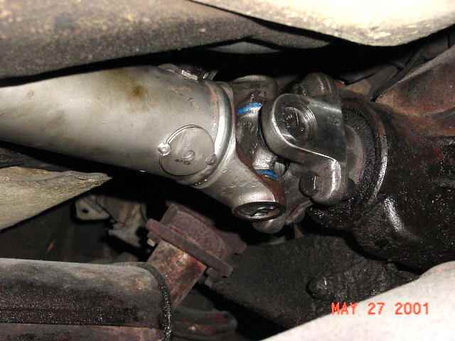 Ford ranger drive shaft clunk